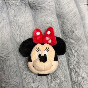Disney Minnie Mouse Headband Plush with Red and Black Accents